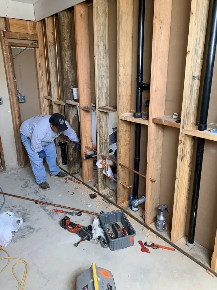 Commercial rough-in plumbing for Gas Line Repair in Harper Woods